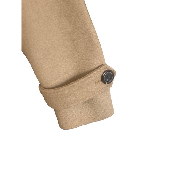 GAP Wool Blend Classic Double Breasted Camel/Tan Peacoat Women’s M - Picture 5 of 9